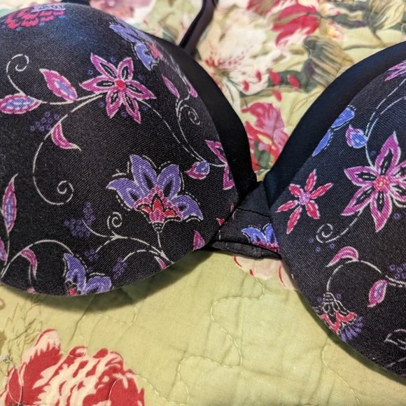 Maidenform Comfort Devotion 38B Floral padded Bra - Picture 4 of 6